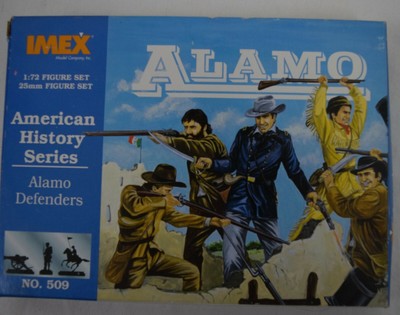 Imex 1:72 25mm American History Alamo Defenders No. 509 Figure Set~New/Open Box