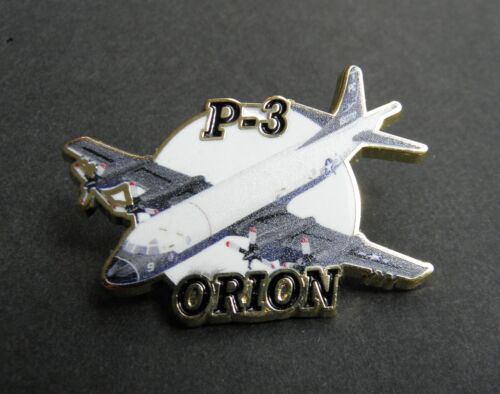 ORION P-3 AIR FORCE AIRCRAFT LAPEL PIN BADGE 1.5 INCHES