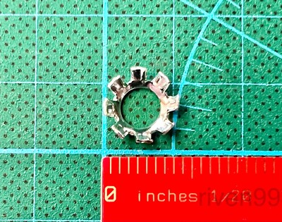 25pcs #12 Countersunk External Tooth Lock Washer, Zinc Plated Steel, #12 screws