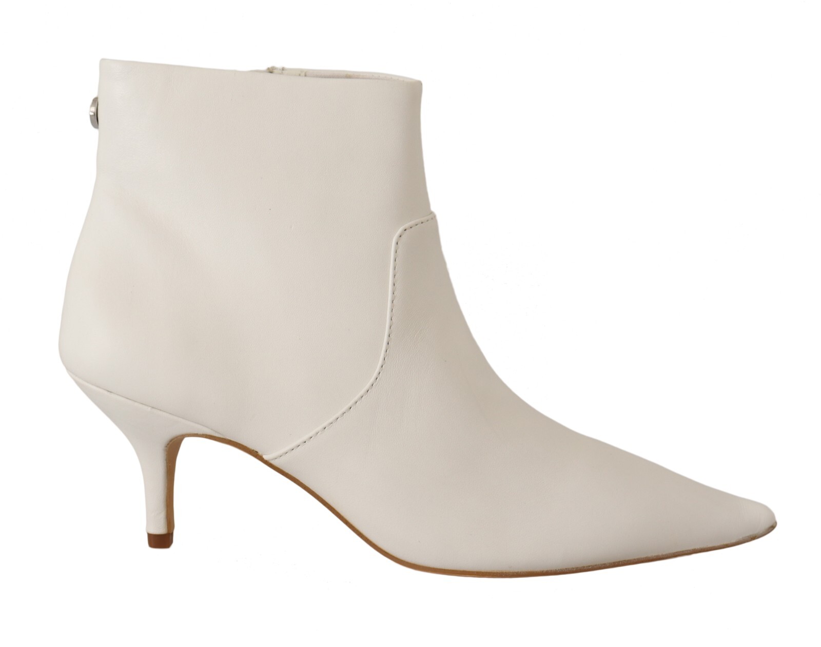 

STEVE MADDEN Shoes Белые кожаные ботильоны на маленьком каблуке, женские EU37,5/US7 $300, Белый