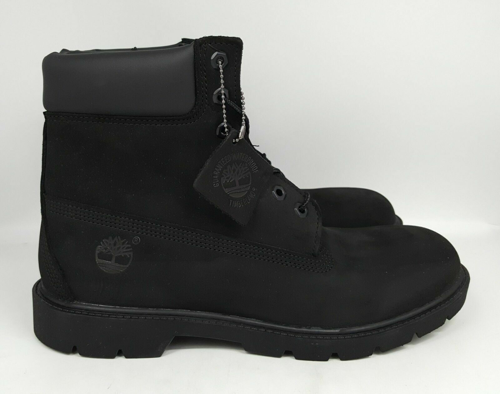 waterville 6 inch boots black nubuck