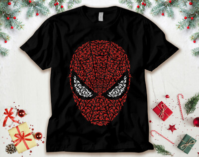 Marvel Spider-Man Mask Build Up Fill Unisex T-shirt Kid Shirt Adult Hoodie 53032