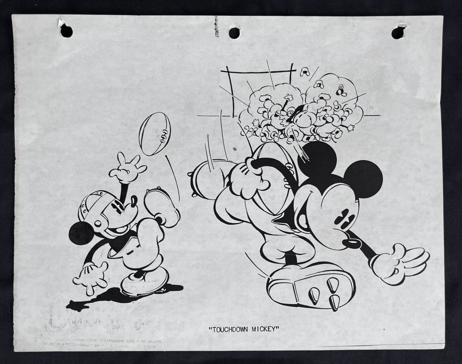 SOPH MICKEY MOUSE with FOOTBALL ミッキー SOPHNET. ソフネット Tシャツ x Disney ディズニー MICKEY MOUSE
