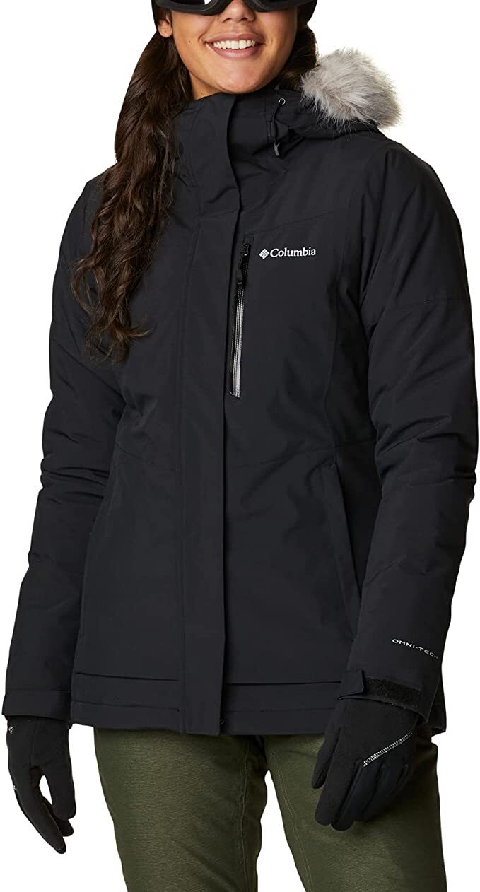 Pre-owned Columbia Women's Ava Alpine Insulated Jacket Black Xs S M Wk0758 Omni Tech