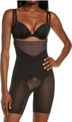 New Women's HONEYLOVE Black Runaway SuperPower Shorts Size XS