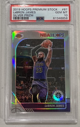 2019-20 Panini NBA Hoops Premium Stock Lebron James Silver