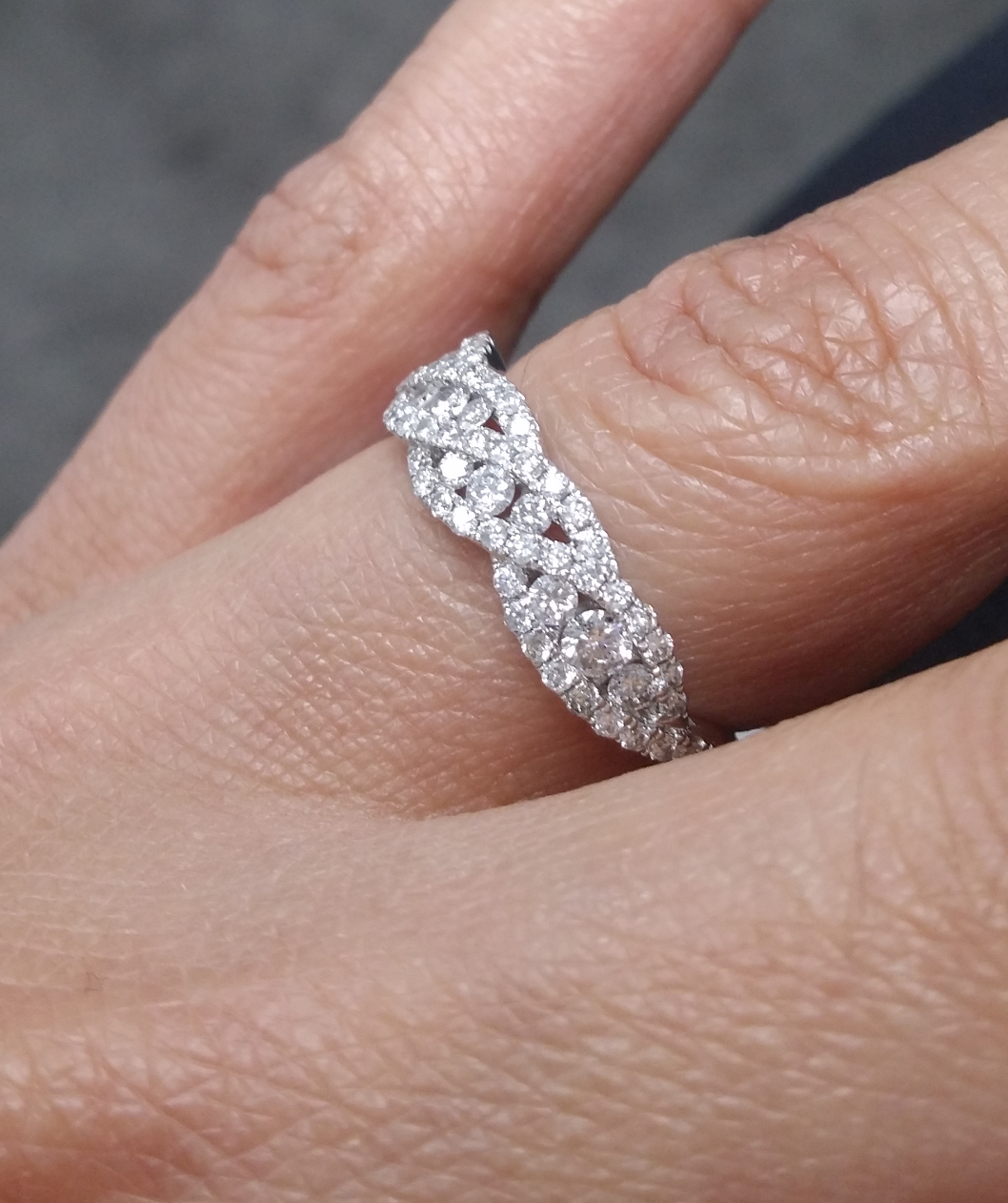 Pre-owned Handmade Deal 0.90ctw Natural Round Diamond Engagement Wedding Band In 14k Gold. In White
