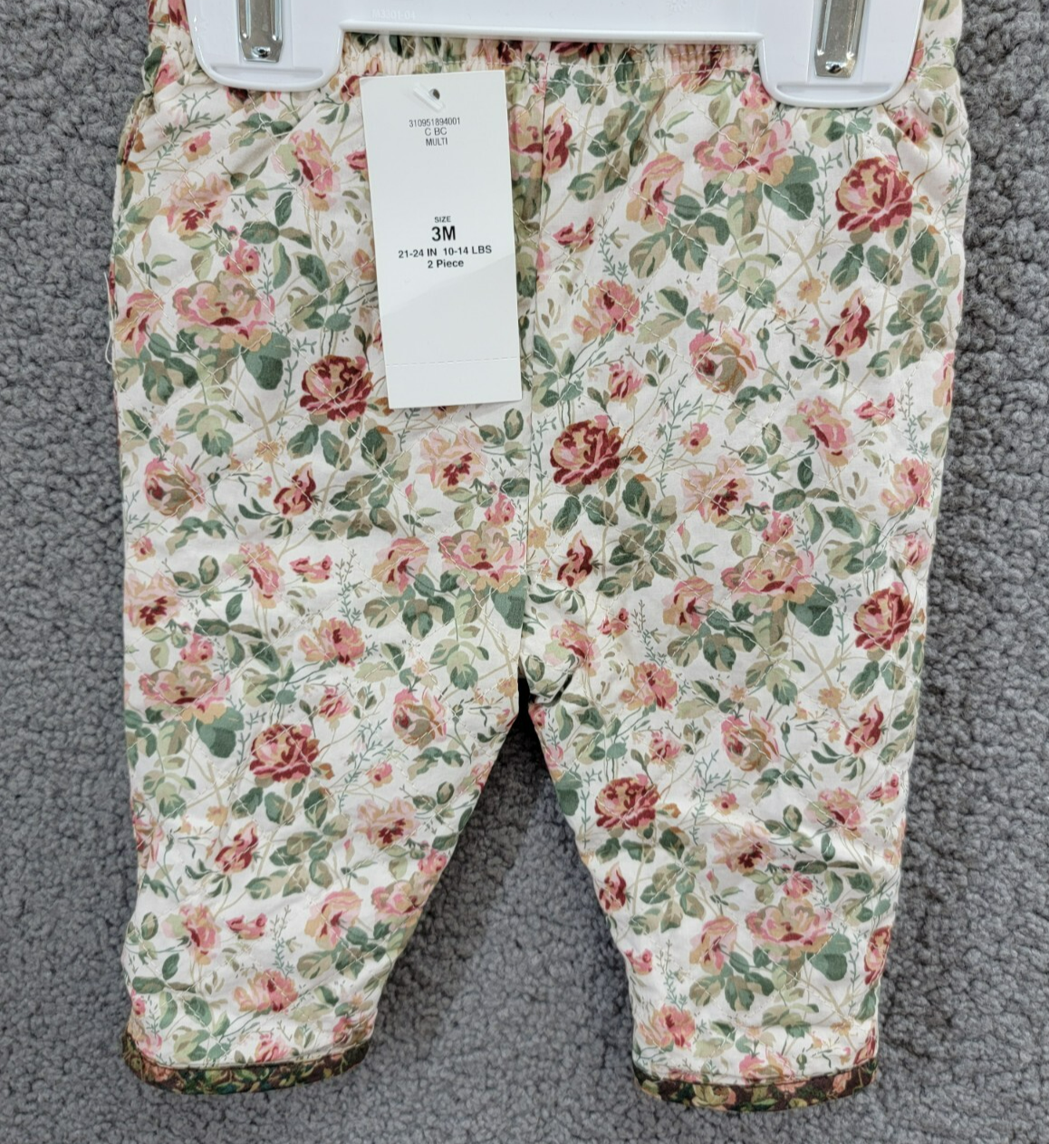 Ralph Lauren Reversible Floral Jacket & Pants Set Baby Girl's 3M Multi - 2 piece - Picture 14 of 24