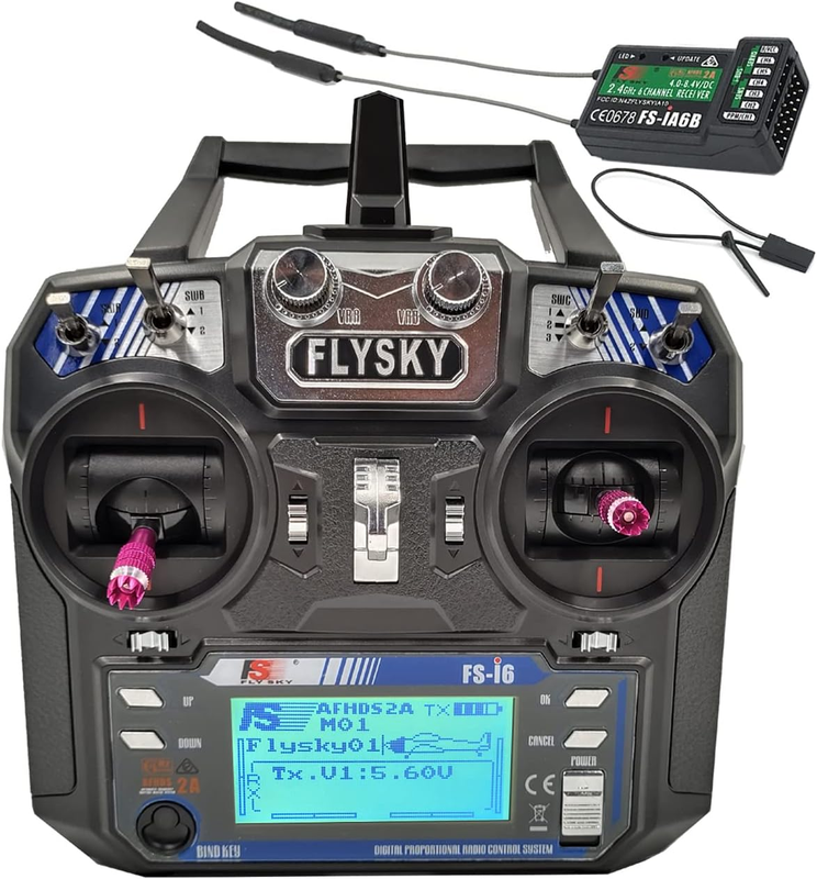 Flysky Fs-I6 6CH RC Transmitter and Receiver Fs-Ia6B 2.4Ghz AFHDS 2A Radio Contr