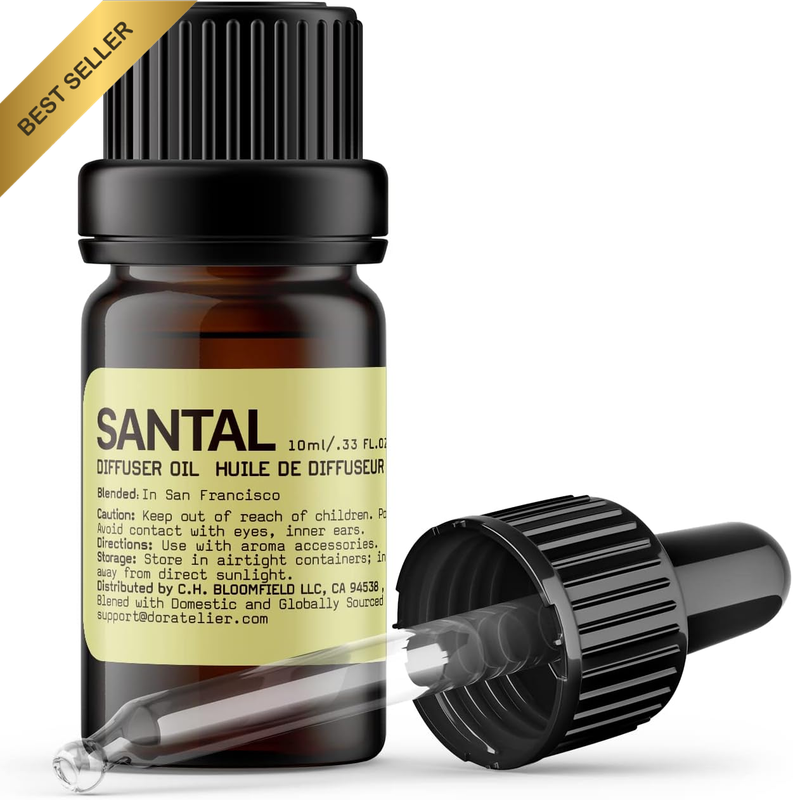 10Ml Santal Diffuser Oil Luxury Blend with Papyrus Cardamom Sandalwood