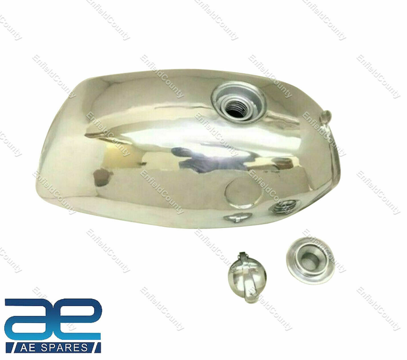 BMW R45 R65 PETROL FUEL GAS 1981 ALUMINUM TANK WITH MONZA CAP & ADAPTER 