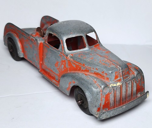 Vintage Hubley 474 Kiddie Toy Red Wrecker Tow Truck | eBay
