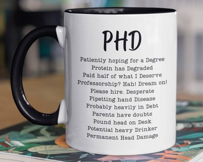 Funny Phd Definition Mug Grad Gift For Her Him Graduation Gift High School Grad