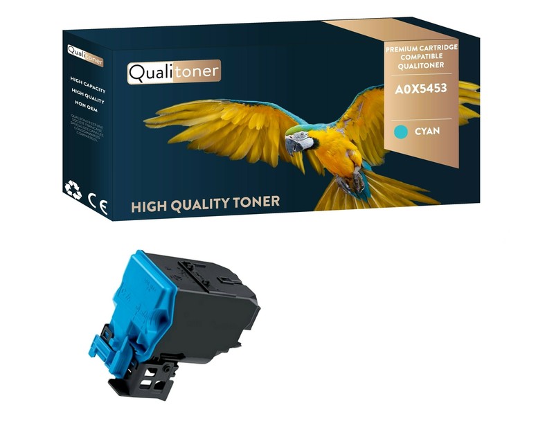 Qualitoner Toner X1 Tnp27c Tnp27c (A0x5453) Cyan Compatible Pour Konica Minolta