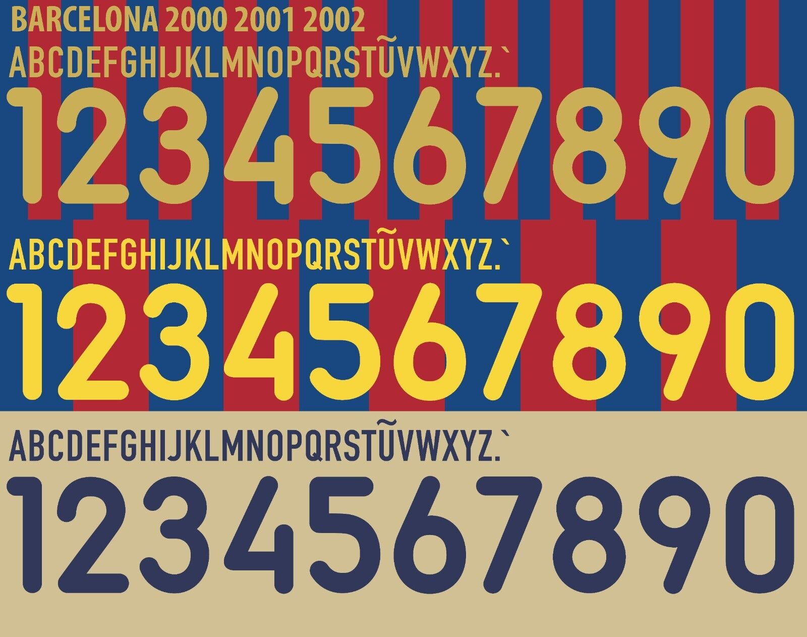 Name&Number Set For Barcelona La League 2000/2001/2002 Home Name&Number Set For Barcelona La League 2000/2001/2002 Home
