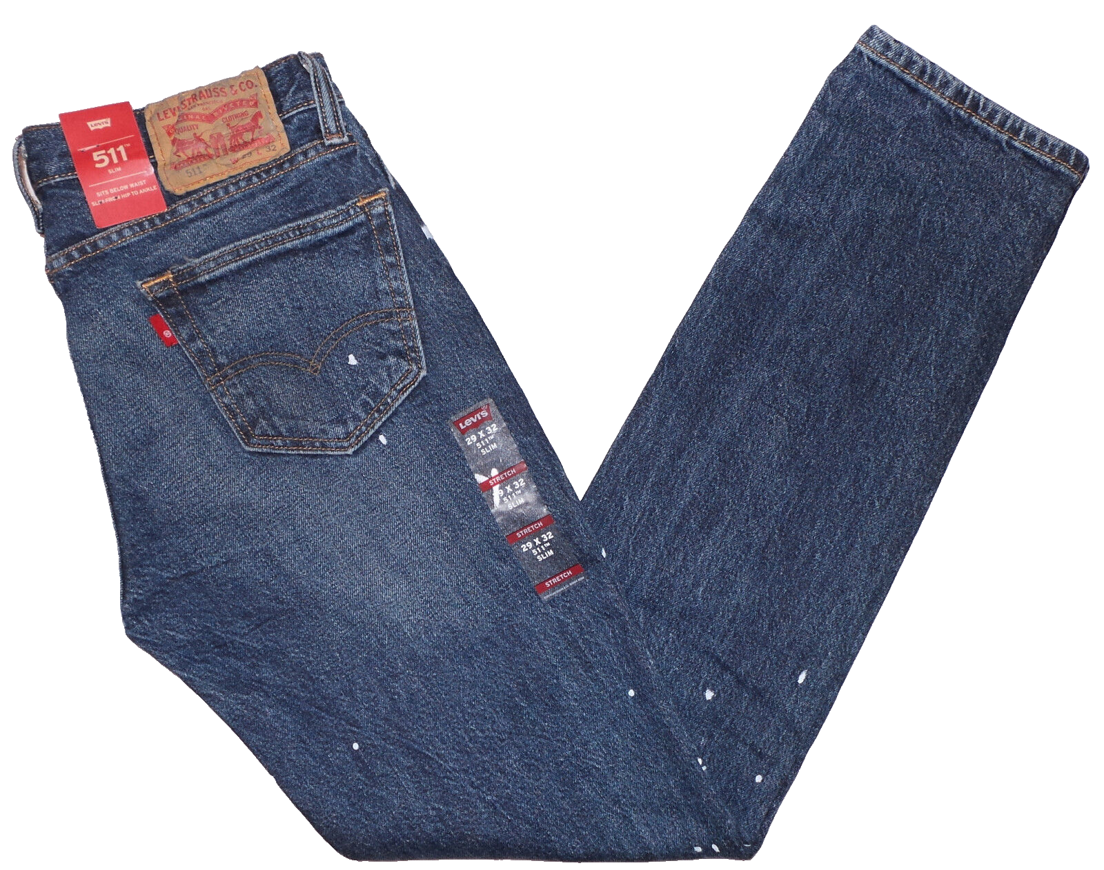 LEVI’S５７８ w32 L32 LEVIS 508 Grey Slim Tapered Stretch Jeans Men Size W30 L32