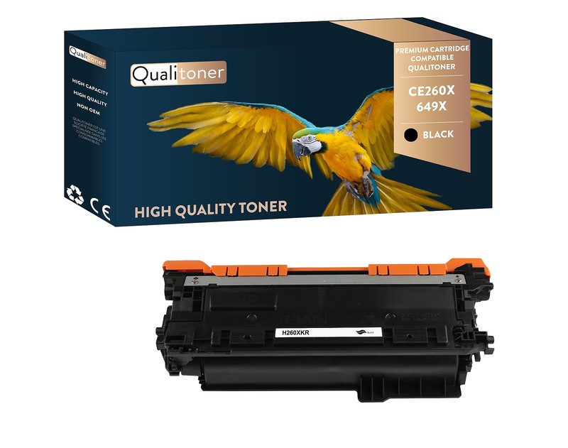Toner Pour Hp Ce260x 649x Compatible Noir X1 Qualitoner