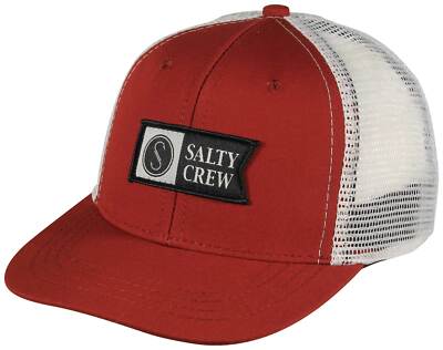 

Кепка Pinnacle Retro Trucker для мальчика Salty Crew Boy — Ржавый/Белый — Новинка, Красный