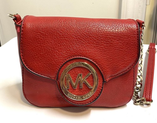 MICHAEL KORS - SALE!!Michael Kors◆iPhone 7 Red 赤色☆ Michael Kors Mirella XS Logo Shopper Crossbody Handbag