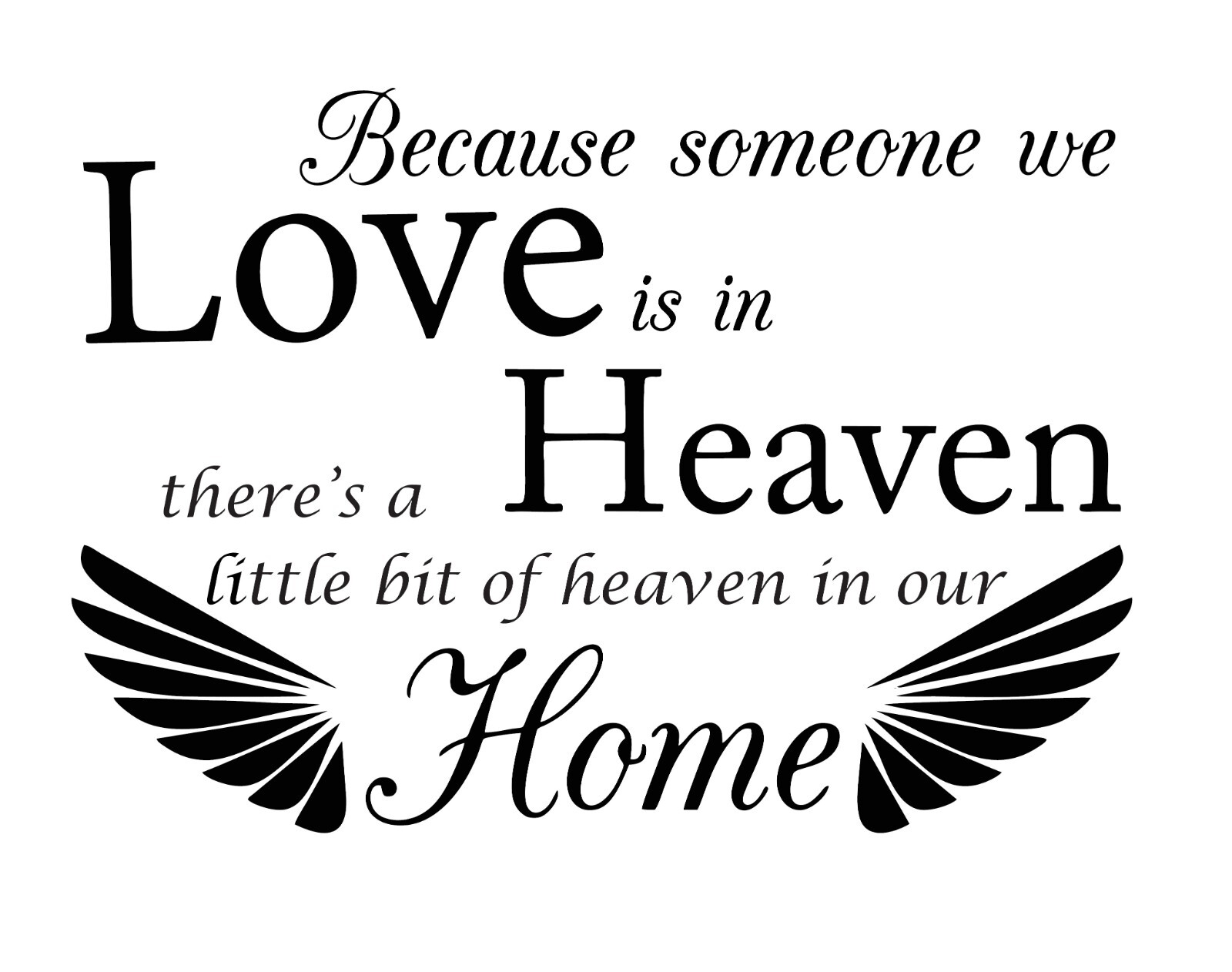 because-someone-we-love-is-in-heaven-living-room-bedroom-vinyl-wall-art-quote-ebay