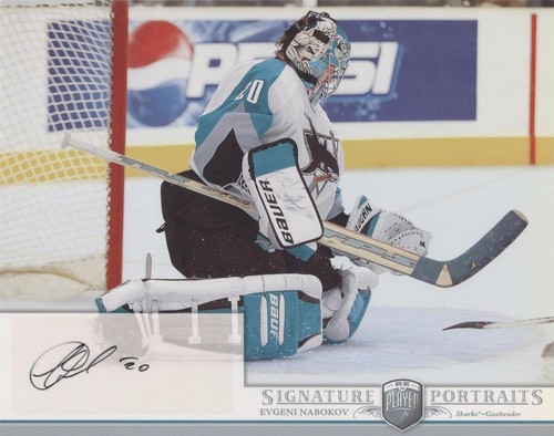 2006-07 Upper Deck Be A Player Portraits - Evgeni Nabokov #SP-EN