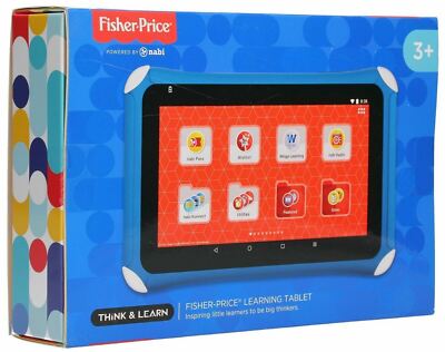 NEW Nabi Fisher-Price Learning 7'' Kids Tablet Android FGC64-9993 numbers 16GB