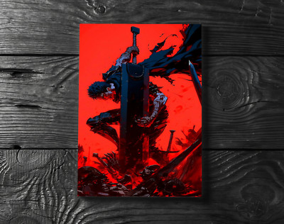 Berserk Guts Anime Manga Wall Art Poster Print - No Frame