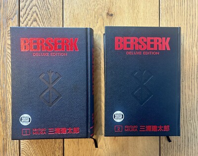 BERSERK Deluxe Edition Vol. 1 and Vol. 2. Kentaro Miura Dark Horse