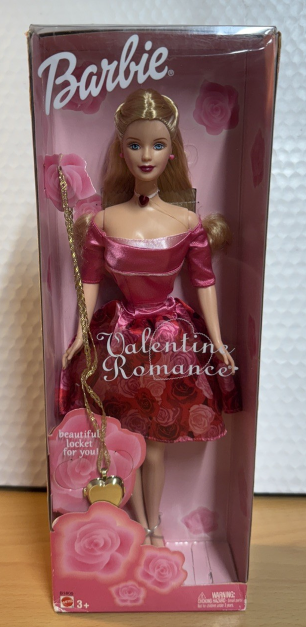 B1805 2003 Mattel Valentine Romance Barbie Doll With