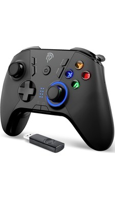 EasySMX Wireless Game Joystick Controller, 2.4G Wireless Gamepad Joystick PC,...