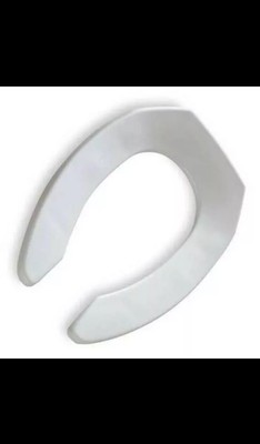Bemis Mayfair 1955CT 000 Elongated White Commercial Open Front Toilet Seat - NEW