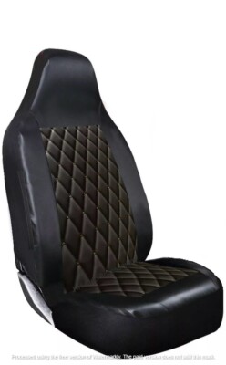 For LEXUS SC - Premium Black Diamond Quilted Single Seat Cover