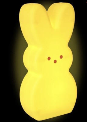 PEEP lights led Battery operated Pink yellow Blue Candle Easter Decor Mold Blow