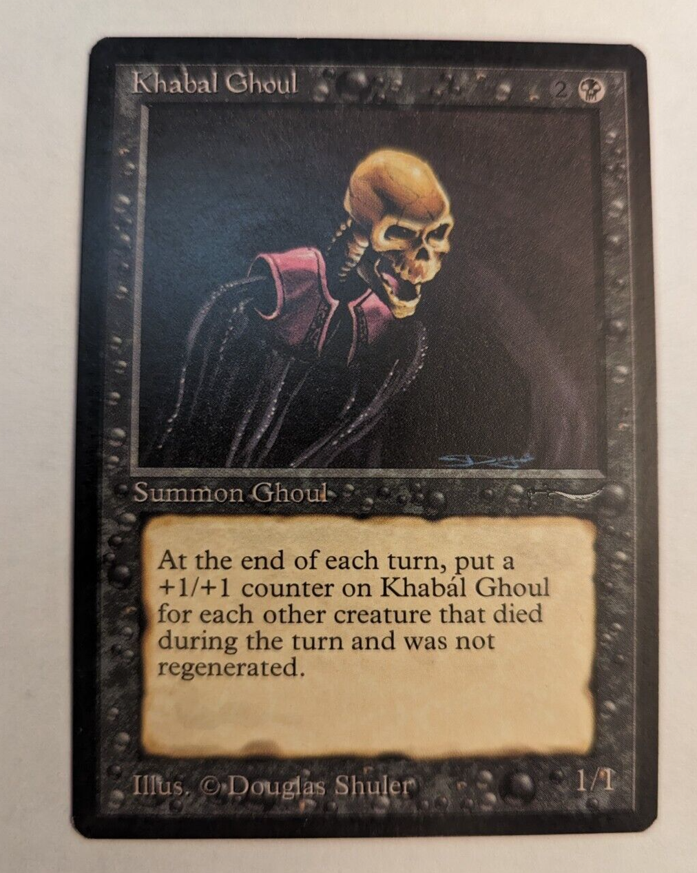 ホットマン セール MTG Mint Near ~~ Ghoul Khabal ~~ 1x} Arabian Reserved Nights マジック：ザ・ギャザリング