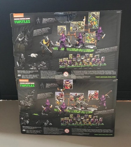 New Mega Bloks Teenage Mutant Ninja Turtles Bebop & Rocksteady Villain Pack TMNT