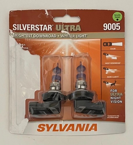 SYLVANIA 9005 SilverStar ULTRA High Performance Headlight Pair Set 2 Bulbs