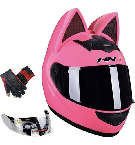Helmet, Medium, Cat Full Face Helmet,dot/fmvss (pink)