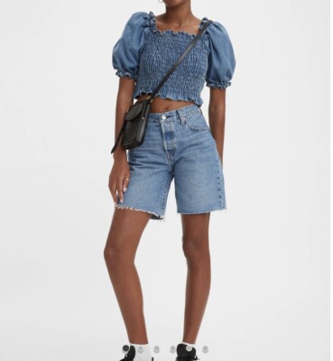 Levi's 501  '90S WOMEN'S SHORTS Drew Me In Short - Medium Wash Size 31 A19620003