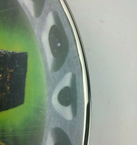 Franklin Mint Heirloom Villains of the Galaxy RARE ROUND Plate Locutus of Borg