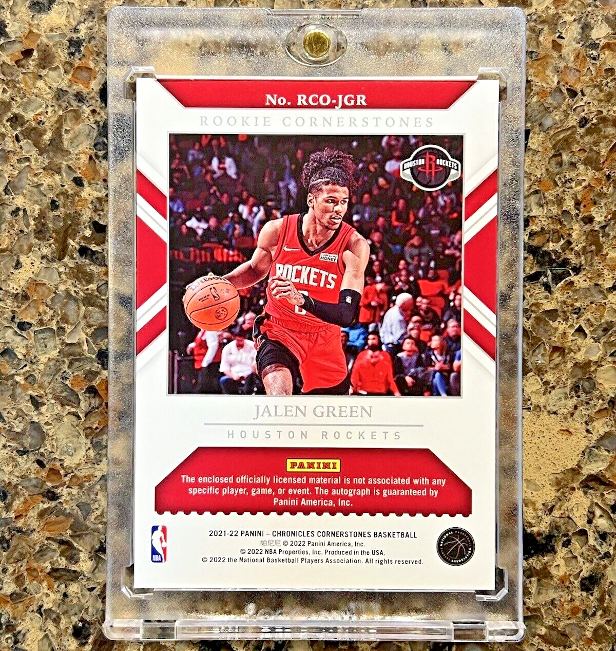 Panini 21-22 Jalen Green直書きサイン ルーキーカード Jalen Green 2021-22 Panini Chronicles Rookie Cornerstones