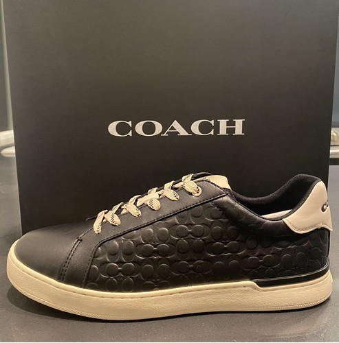COACH CLP Embossed Leather Low Top Runners, Sneakers [G4945
