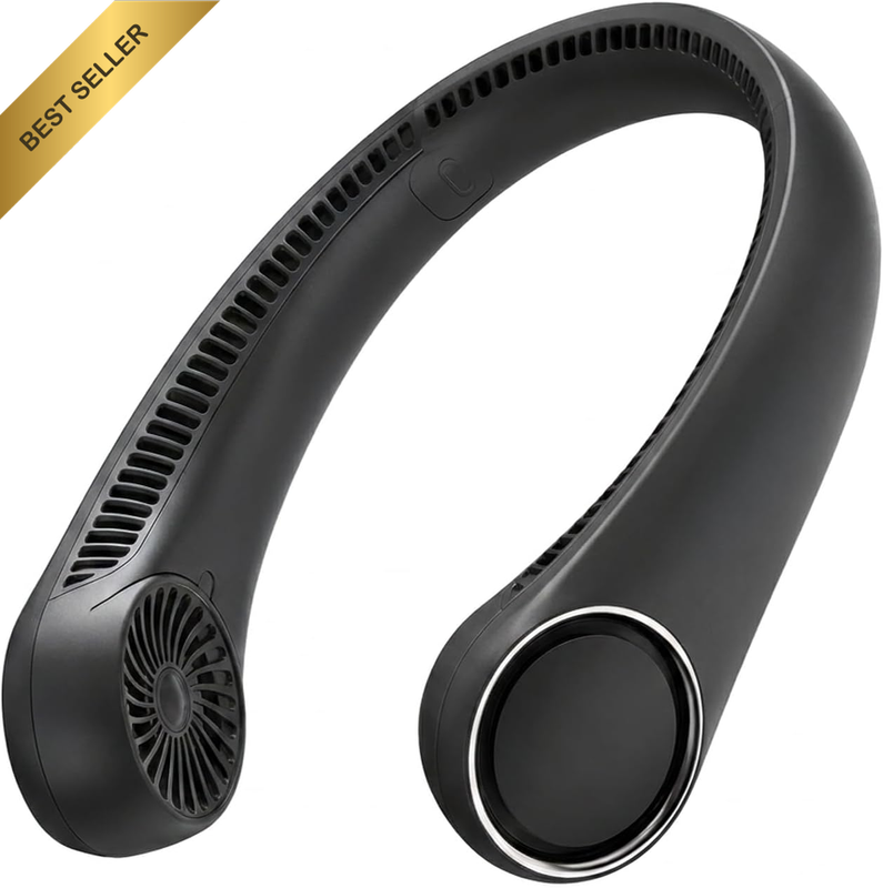 Bladeless Neck Fan, Portable Neck Fan, Cooling Hanging Neck Fan, 4000Mah Mini Co