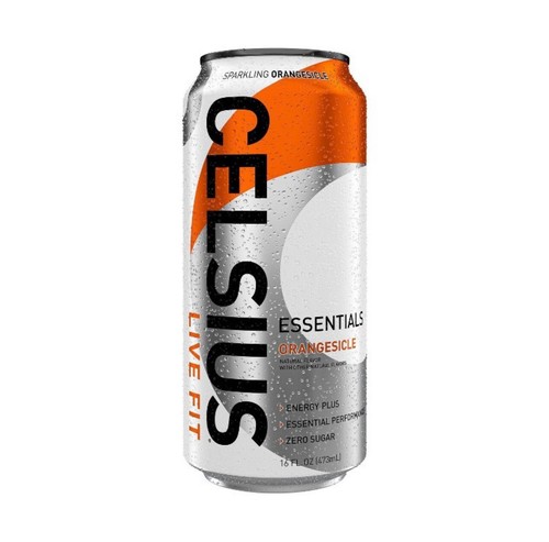 🟢New Celsius Live Fit Sparkling Orangesicle Plus Energy Drink