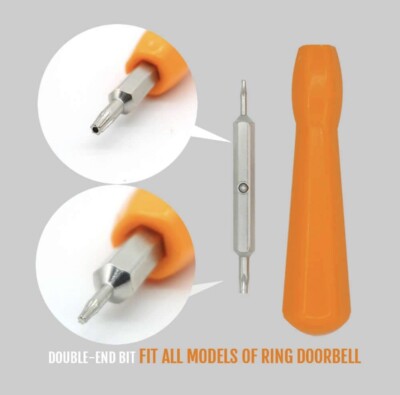 T6 Torx Screwdriver for Ring WiFi Video Doorbell Tool battery & password Reset