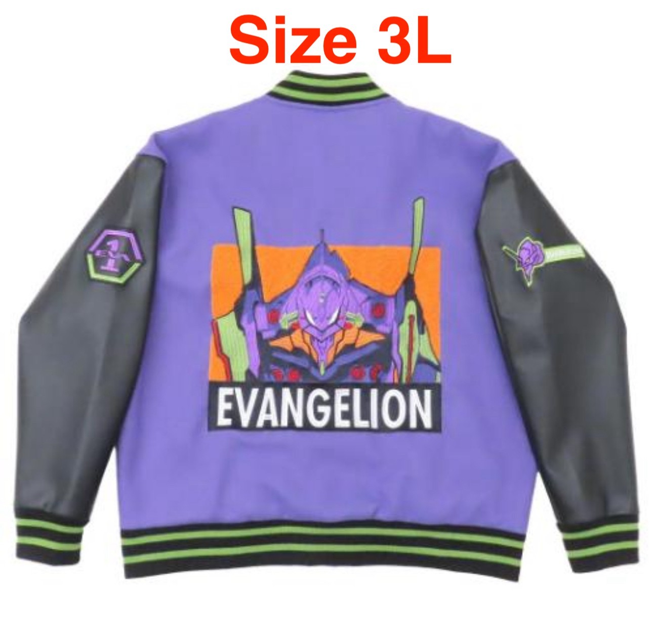 日本未発売 MEDM EVANGELION BASEBALL JACKET 日本未発売 MEDM EVANGELION BASEBALL JACKET