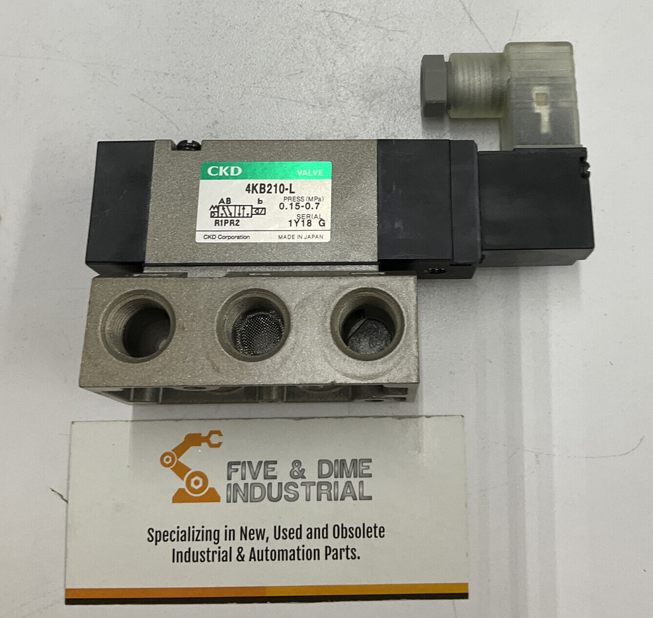 CKD 4KB210-08-L-DC24V Solenoid Valve | eBay CKD 4KB210-08-L-DC24V Solenoid Valve | eBay