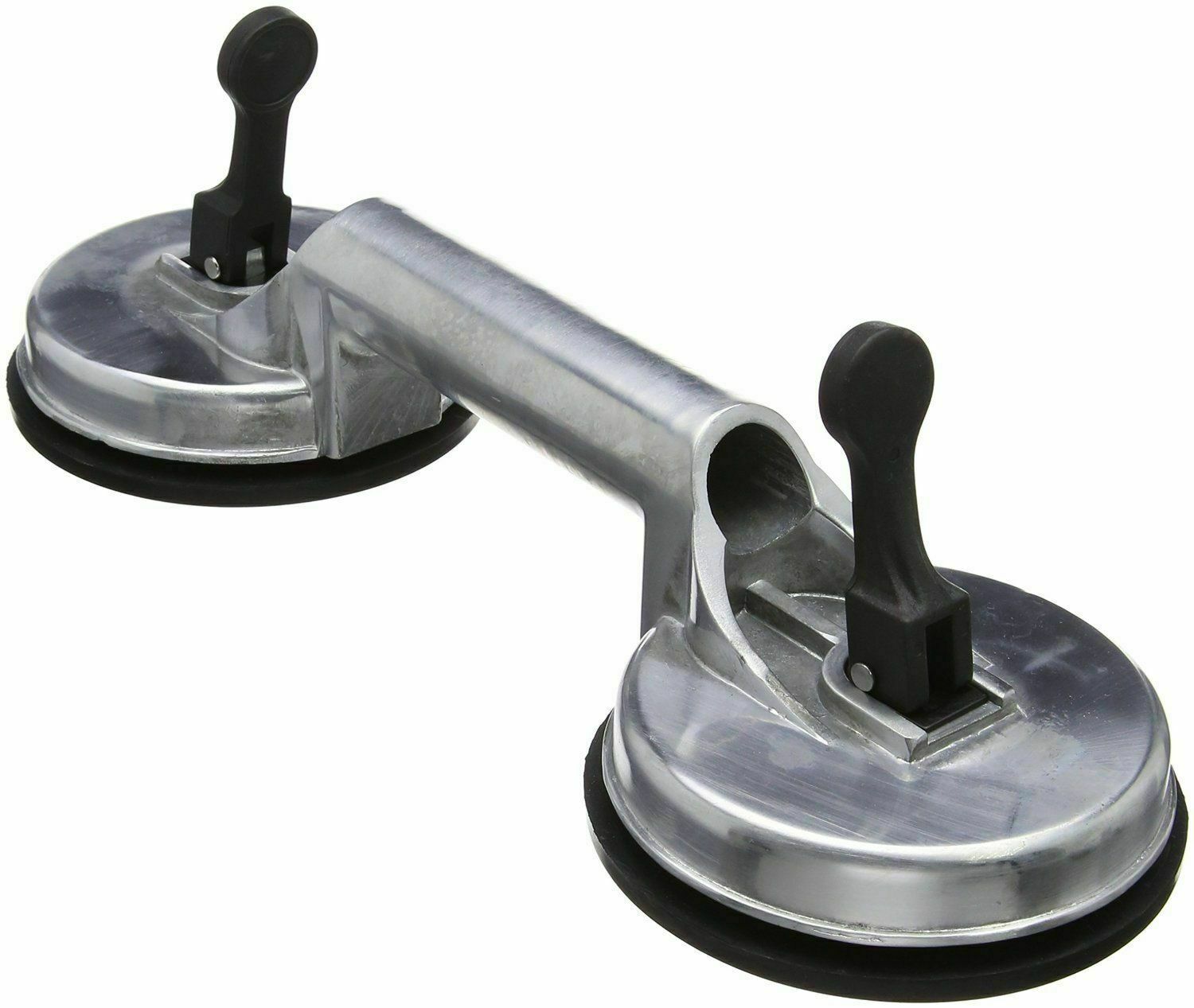 Double Suction Pad Dual Cups Heavy Duty Glass Lifter Suckers 100KG