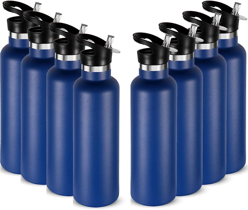 S Bulk 8 Pack,stainless Steel Double Wall Sport Bottl
