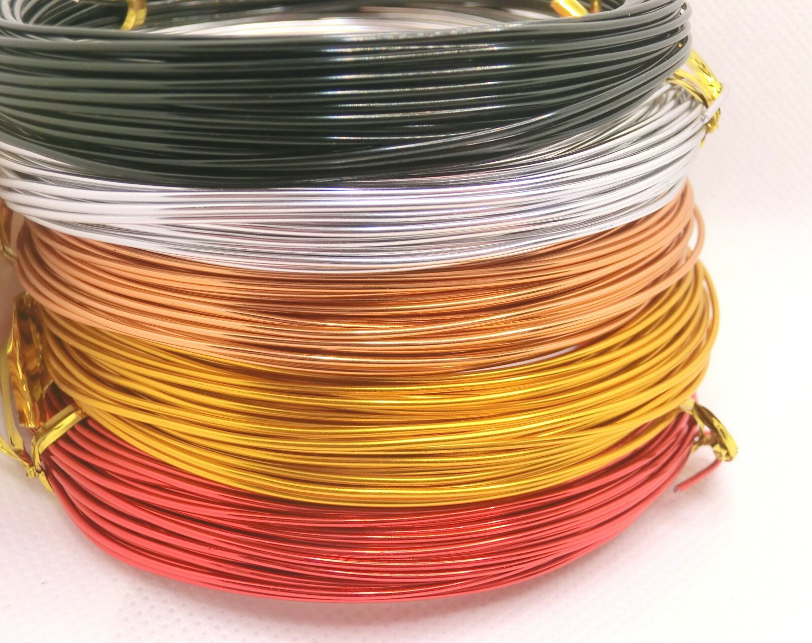 Aluminiumdraht 12m Aludraht 1mm Basteldraht Schmuckdraht Biegedraht Farbwahl