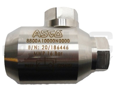 NEW ASCO 8800A10000N0000 QUICK EXHAUST VALVE  20/186446 MWP 16 BAR